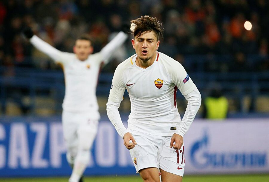Cengiz Ünder gol atınca Romalı futbolcular böyle bağırdı!