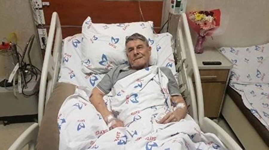 Ercan Yazgan, hastanede tedavi görmeye devam ediyor.