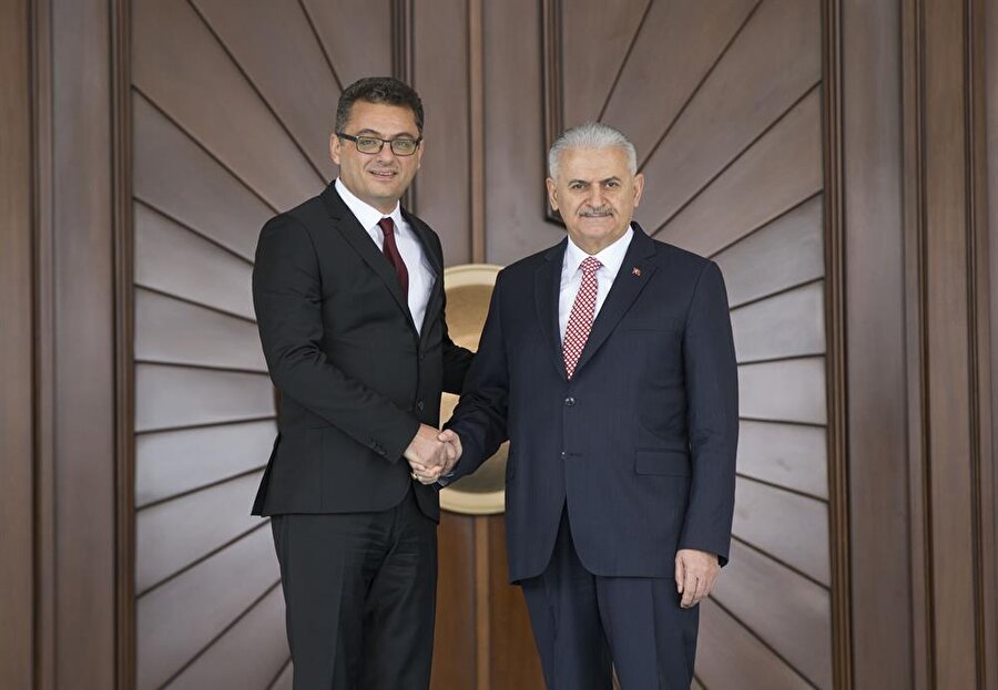 Başbakan Binali Yıldırım ve KKTC Başbakanı Tufan Erhürman