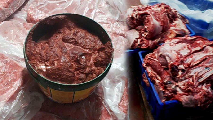 4 ton salam, sosis, kıyma, kavurma, sucuk ve et ele geçirdi.