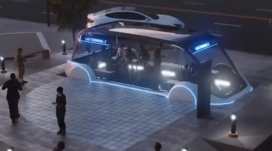 Elon Musk'ın tünel projesi. 