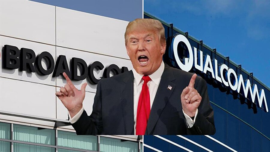 Donald Trump'tan Qualcomm Broadcom ortaklığına engel