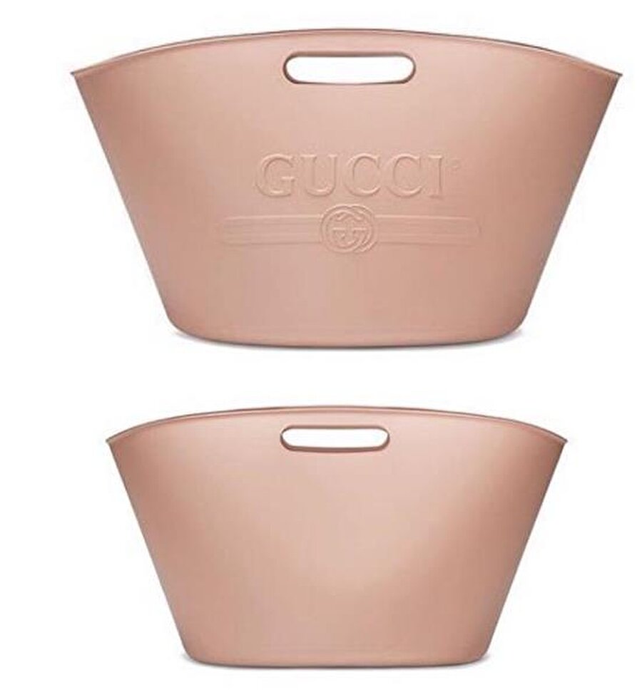 3 bin 726 TL!
Gucci marka buz kovasına benzeyen plastik bu çanta, tam olarak 949 dolardan (3 bin 726 TL) satışa çıkarıldı.