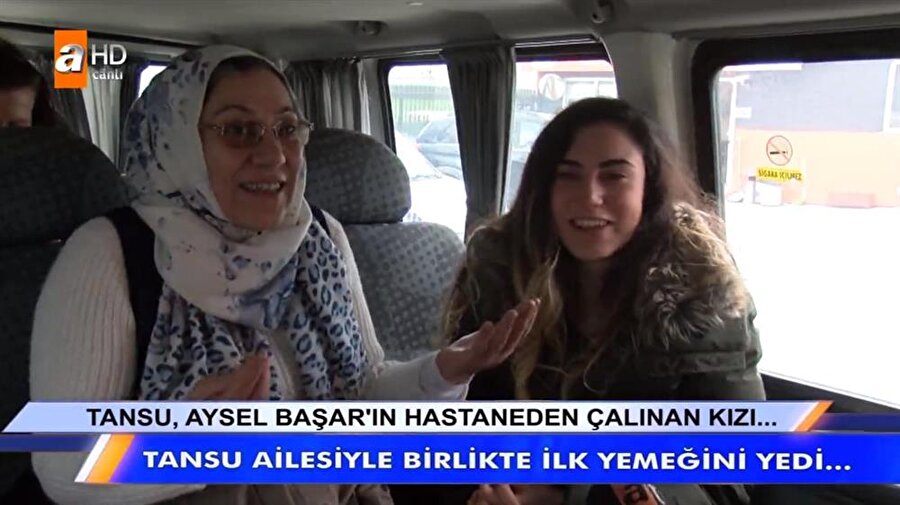 Annesiyle yemek yedi
Yayın sonrasında Aysel Başar ve Tansu birlikte yemek yemeğe gittiler. Şok içerisinde olan Tansu'ya annesi ve yakın akrabaları destek çıktı. Yemek sonrası ise Tansu, Çorlu'ya öz ailesinin yanına gitti.