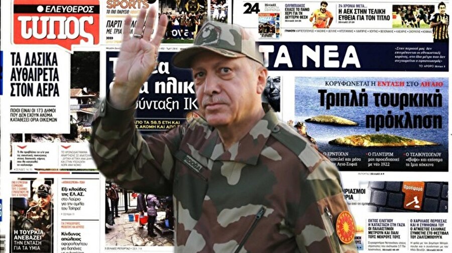 Cumhurbaşkanı Erdoğan'ın kamuflajlı ziyareti Yunanları kızdırdı

                                    15 Temmuz'daki darbe girişiminden sonra Türkiye'den kaçan darbeci FETÖ'cüleri iade etmeyen Yunanistan Türkiye'yi yakından takip ediyor.Cumhurbaşkanı Erdoğan'ın Zeytindalı Harekatına katılan askerlere moral ziyaretinden çekilmiş fotoğraflar bugün pek çok gazetenin ilk sayfasında yer aldı.
                                