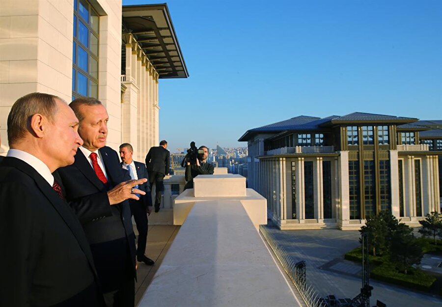 Cumhurbaşkanı Erdoğan, Rusya Devlet Başkanı Putin ile Beştepe'de görüştü.