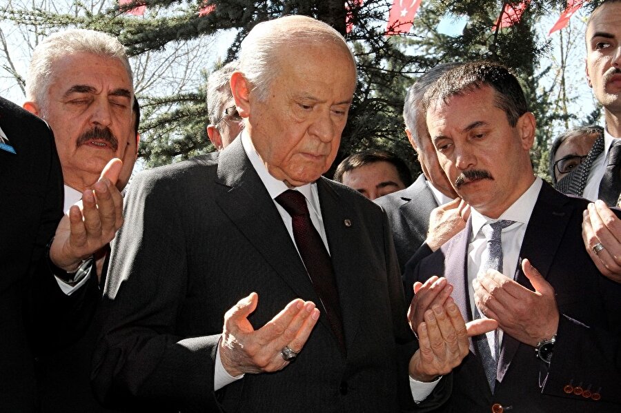 MHP Lideri Devlet Bahçeli Alparslan Türkeş'in 21. ölüm yıldönümü dolayısıyla düzenlenen anma töreninde konuştu.