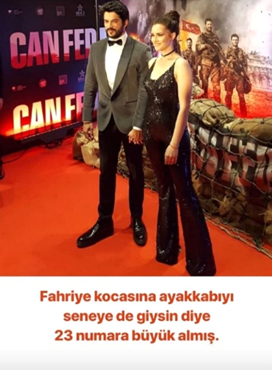 Ayakkabılara dikkat!
Galada gösterim öncesi basın mensuplarına açıklamada bulunan Özçivit'in ayakkabıları, geceye damgasını vurdu.