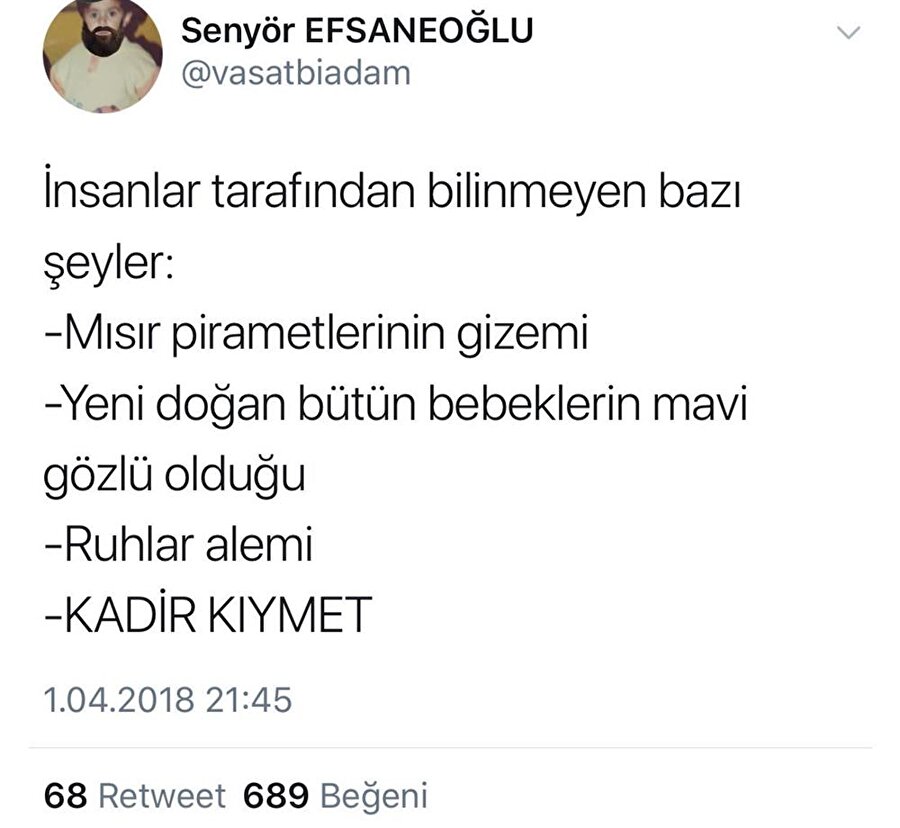 ​Kadir kıymet bilmezler...