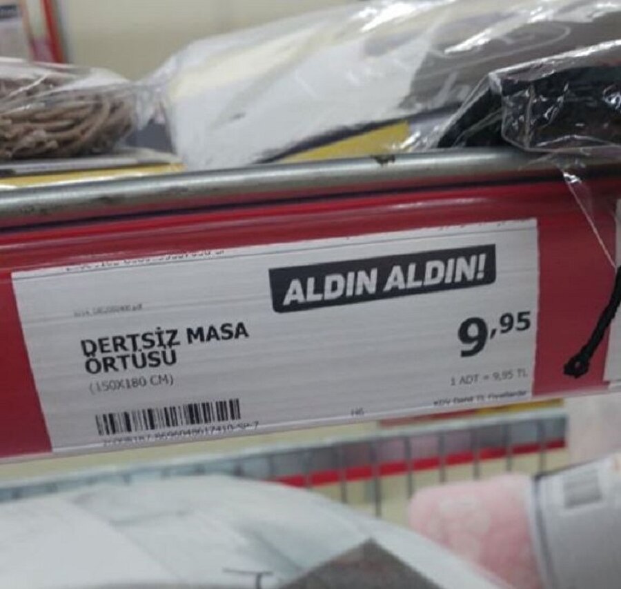 ​Keşke masa örtüsü olsaydım