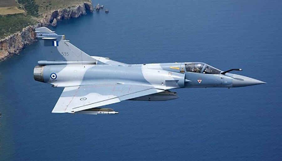 Savaş uçağının Mirage 2000 modeli olduğu açıklandı.