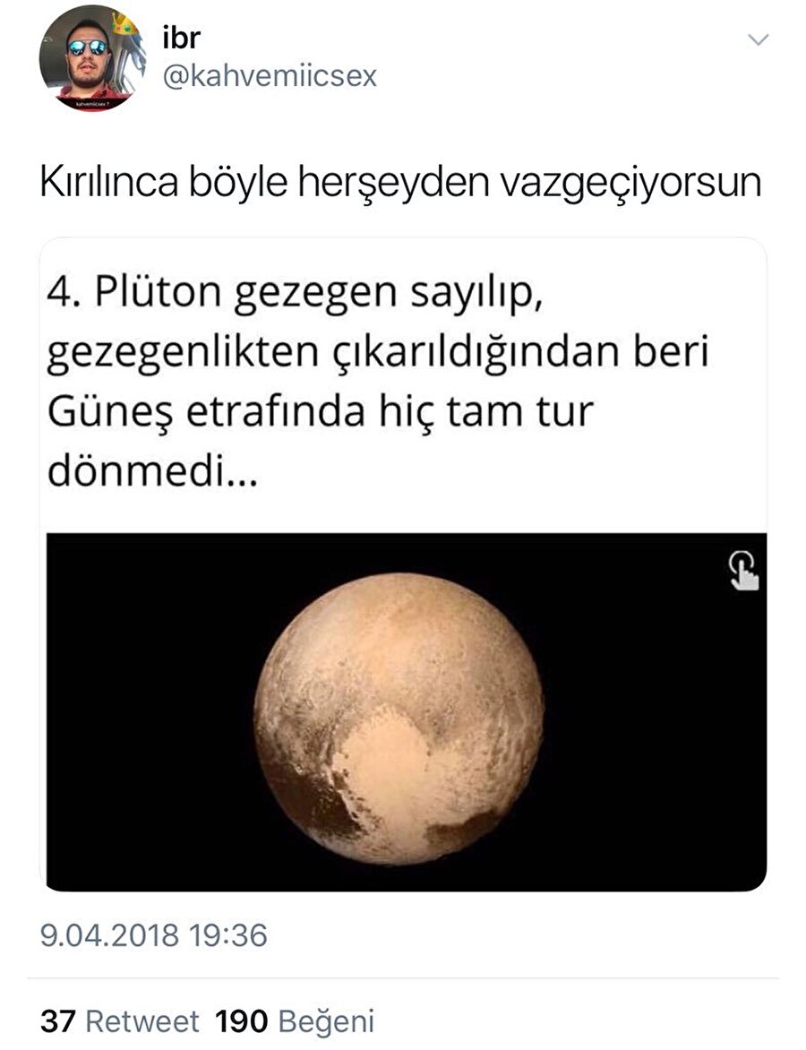 İnsanları ve gezegenleri kırmayalım​