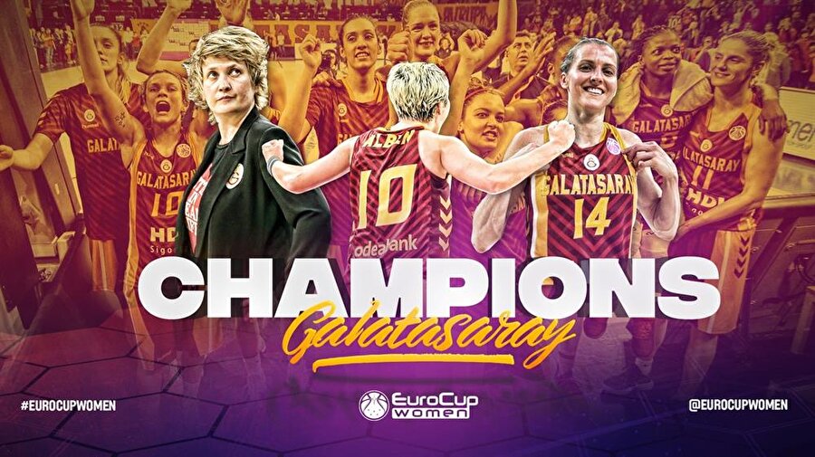 Eurocup hesabının Galatasaray için yaptığı özel görsel.