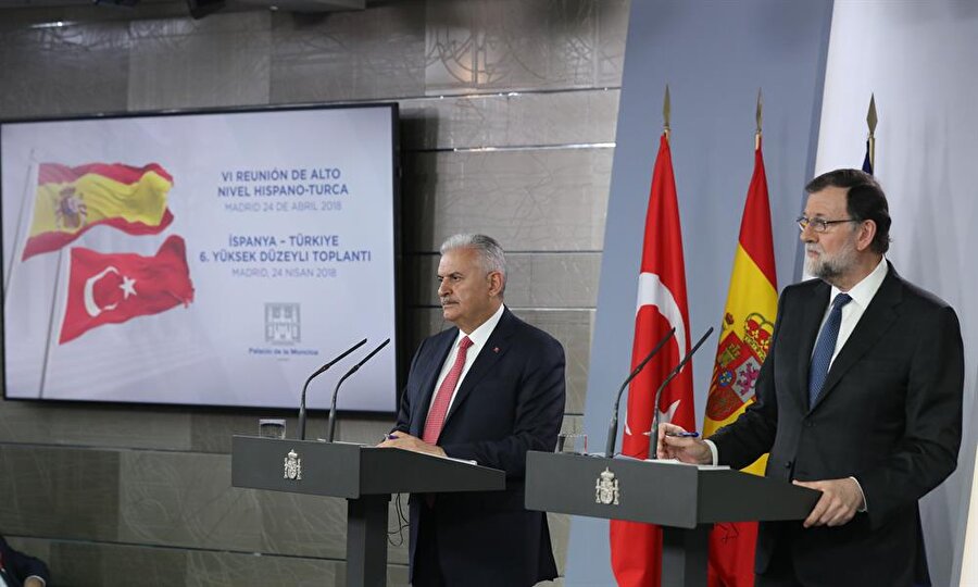 Başbakan Binali Yıldırım İspanya'da