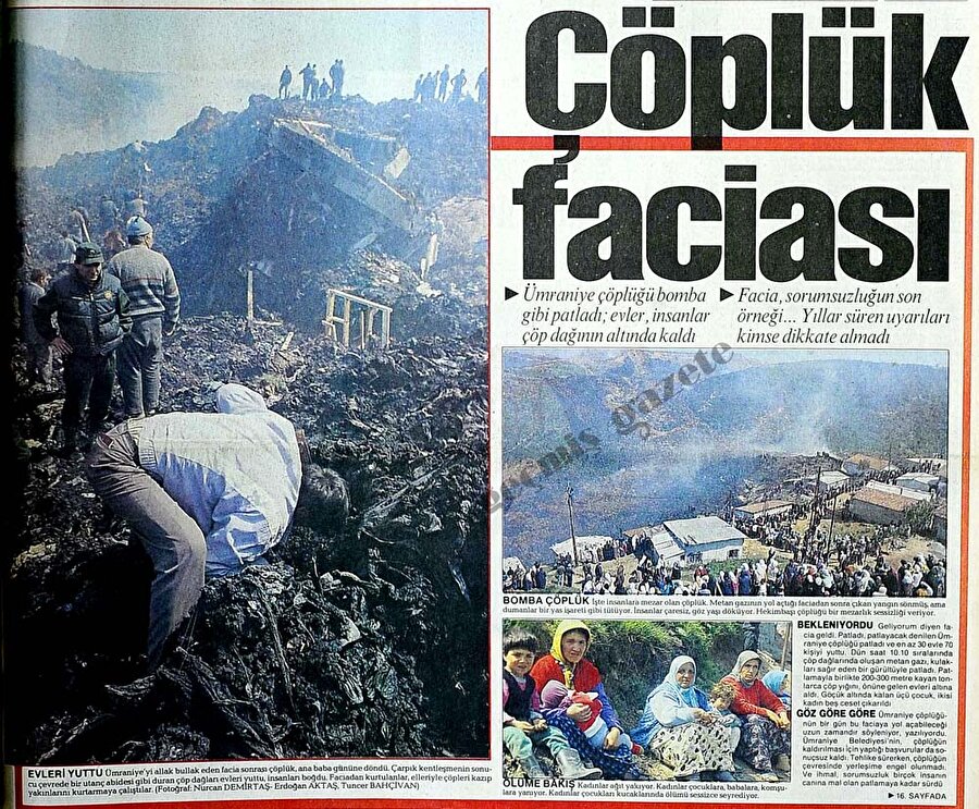 28 Nisan 1993 Ümraniye çöplüğü patladı, 39 kişi hayatını kaybetti