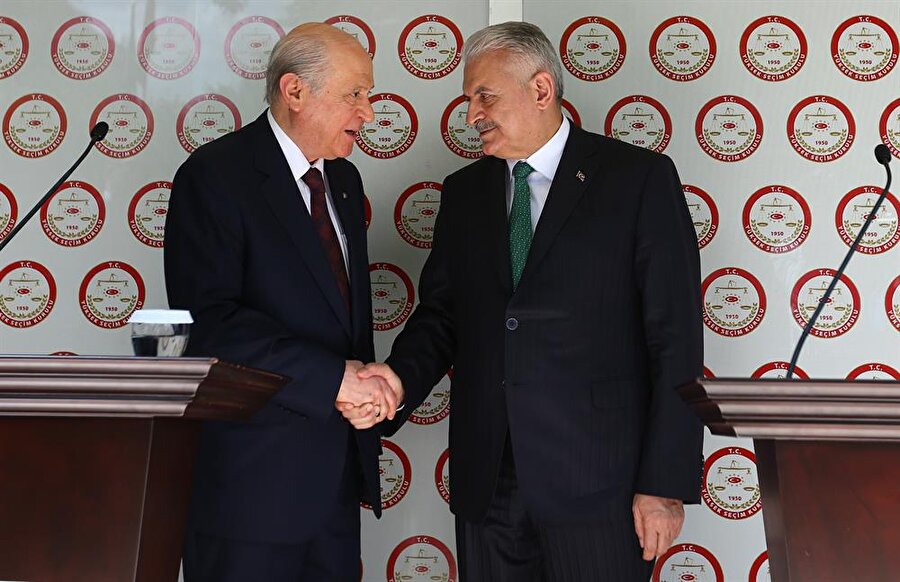 Binali Yıldırım ve Devlet Bahçeli