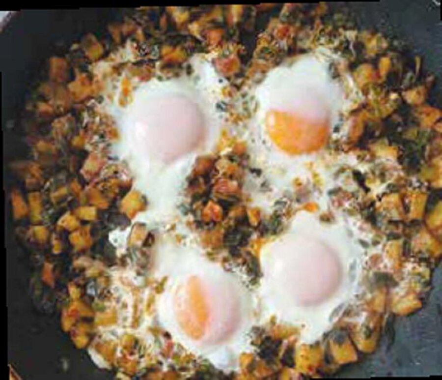 Patatesli yumurta