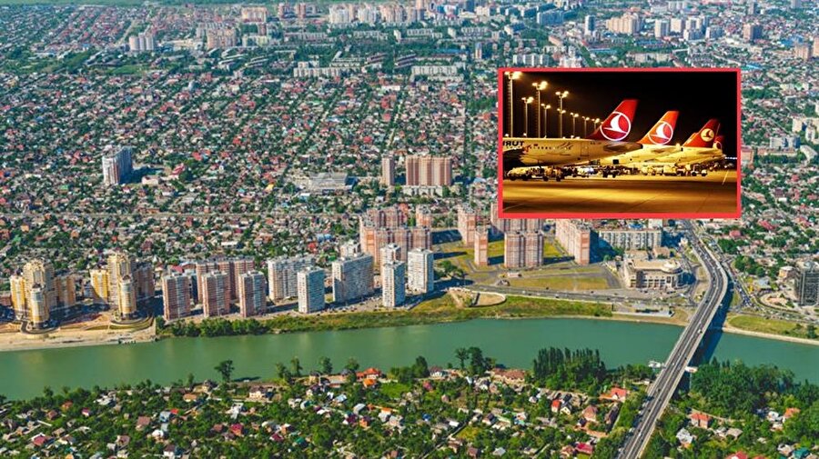 THY'nin 303. uçuş noktası Krasnodar oldu.