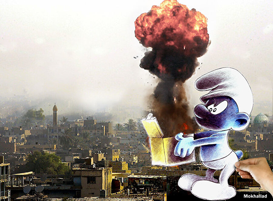 ​Lübnanlı sanatçıdan hayat gerçeklerini çizgiler ile buluşturan çalışmalar