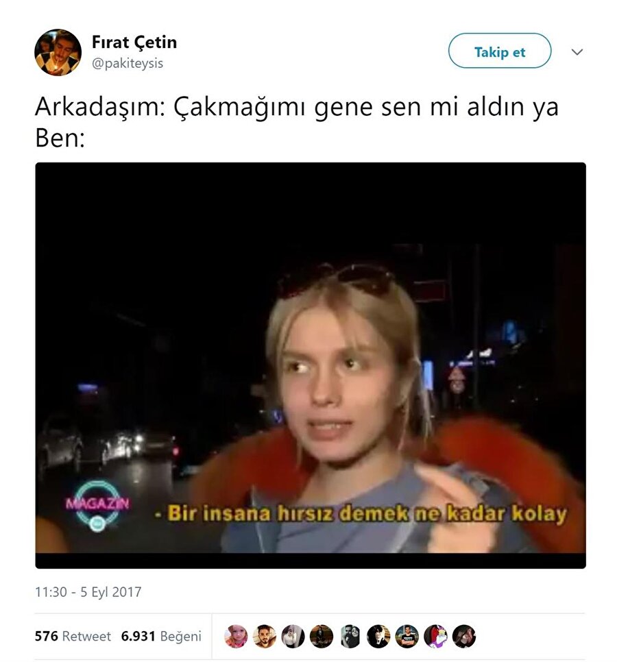 ​Çaldığın o çakmağı yerine koy lütfen
