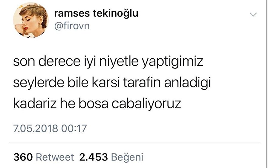 ​Düşündürdü