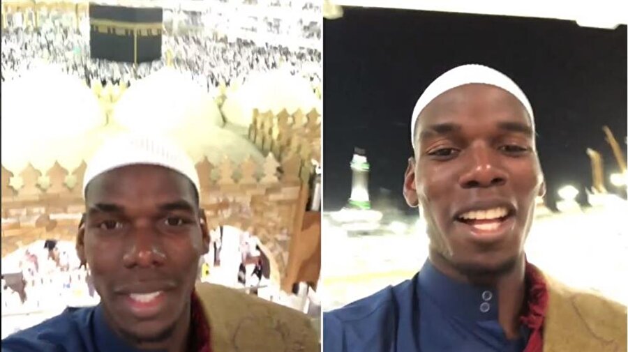 Fransız yıldız Pogba umrede.