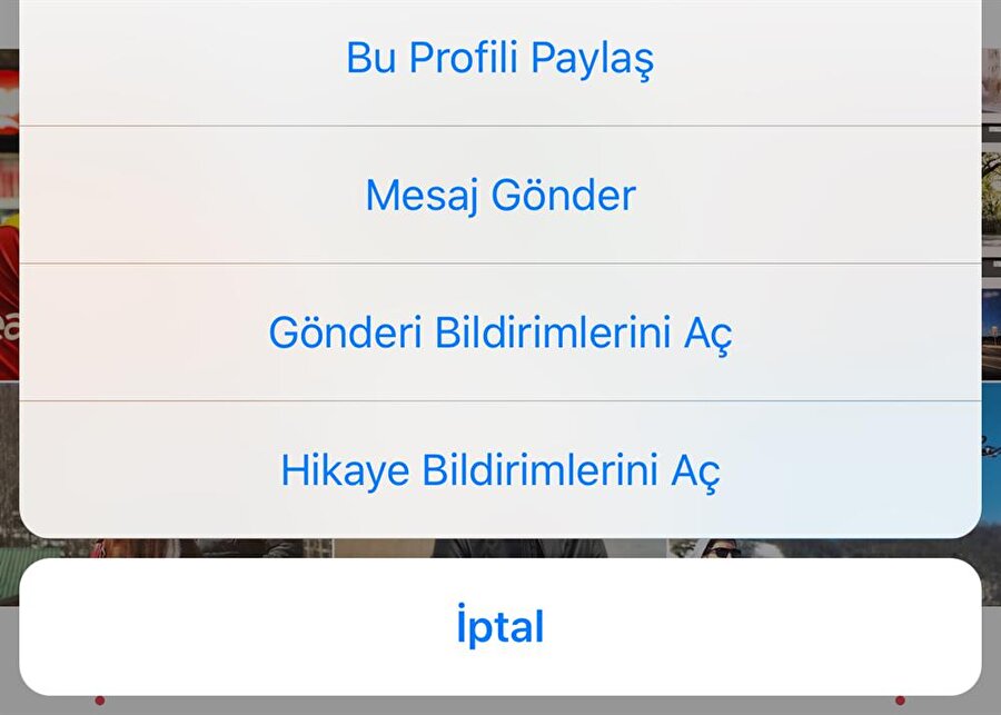 Favori hesaplarınızdan bildirim alın
Sizin için önem arz eden kişilerin bildirimlerini Instagram'da basit bir yöntemle açabilirsiniz. Bunun için öncelikle bildirimleri açmak istediğiniz kişinin profiline gidin; ardından üç nokta simgesine tıklayın. Daha sonrasında ise "Gönderi Bildirimlerini Aç" ve "Hikâye Bildirimlerini Aç" düğmelerini kullanın. Gayet basit. 