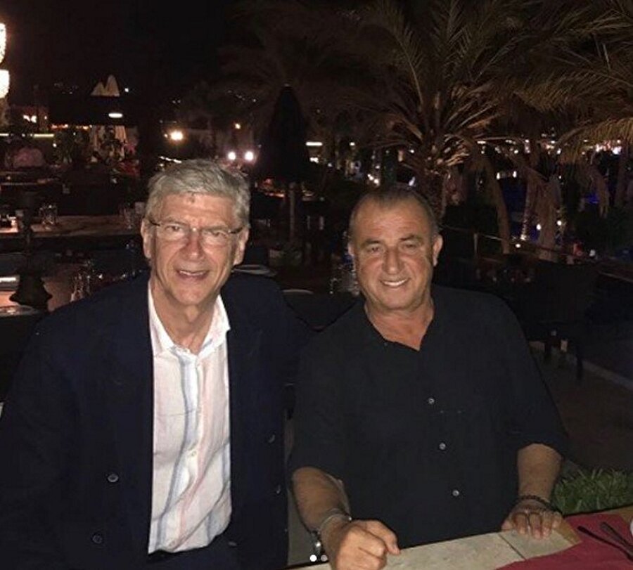 Fatih Terim, tatil için Bodrum'a gelen Arsene Wenger ile bir araya geldi.
