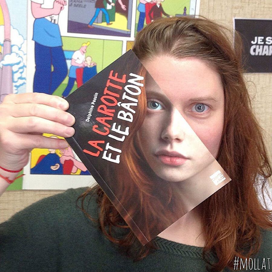 Bordeaux’da bulunan kitapçı Librairie Mollat, Instagram’da paylaşılan ‘Book Face’ serisiyle üne kavuştu