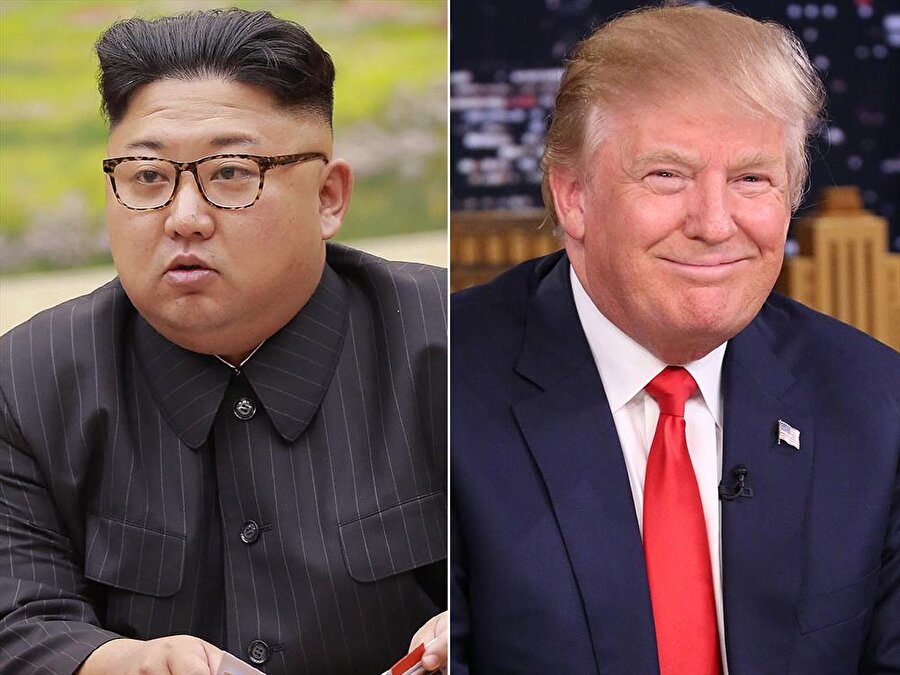 ABD Başkanı Donald Trump ile Kuzey Kore Lideri Kim Jon-un