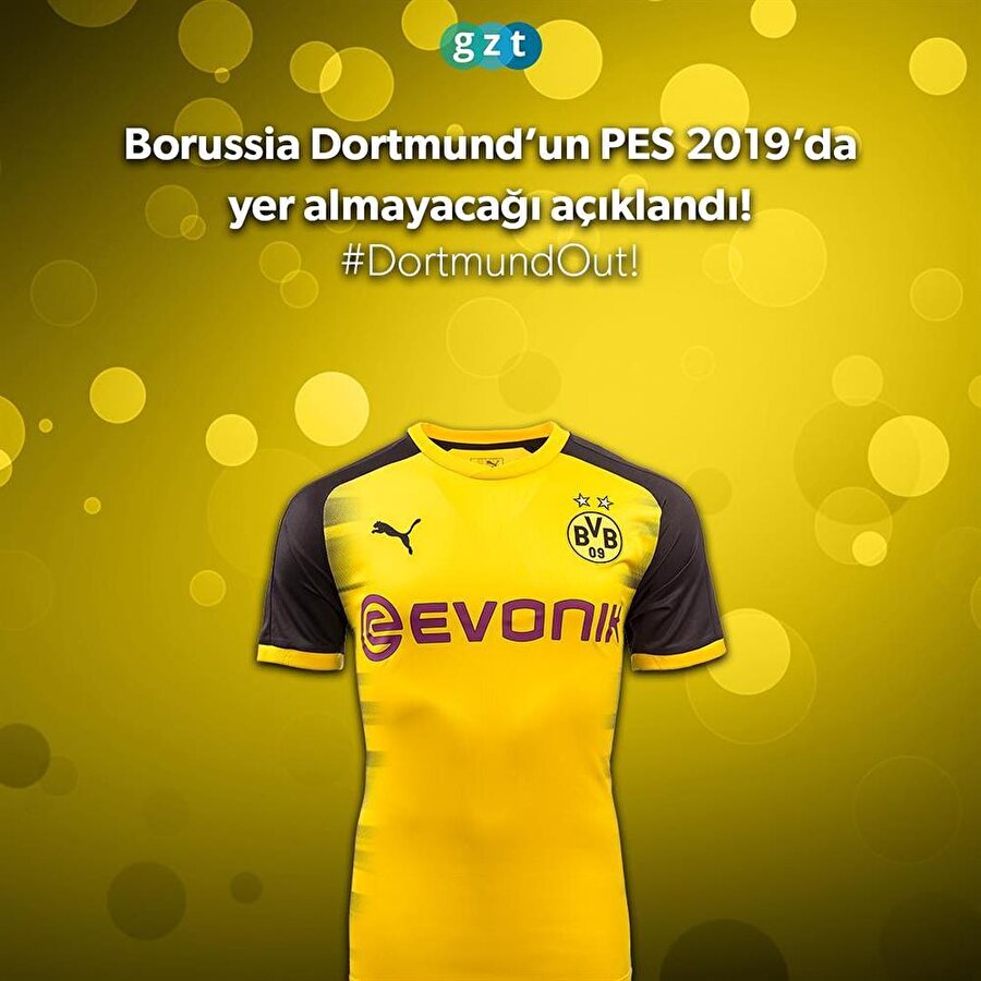 PES 2019'a son darbe: Borussia Dortmund oyunda yer almayacak