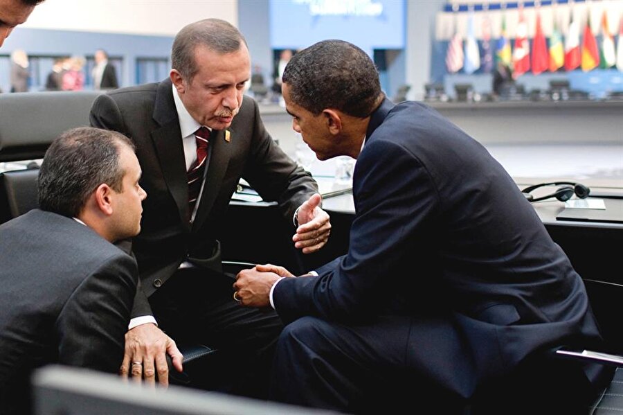 ​ABD eski başkanı Barack Obama ve Cumhurbaşkanı Recep Tayip Erdoğan
