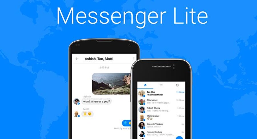 Messenger Lite

                                    Messenger Lite, başarılı bir iletişim uygulaması. Facebook’taki arkadaşlarla yazılı veya sesli iletişim kurmak isteyenler bu ücretsiz uygulamadan yararlanabilir. Ancak, Lite versiyonunun en önemli özelliği basitleştirilmiş bir arayüze sahip olması. Böylece Android Messenger’a oranla çok daha az yer kaplıyor.Android (Ücretsiz)
                                