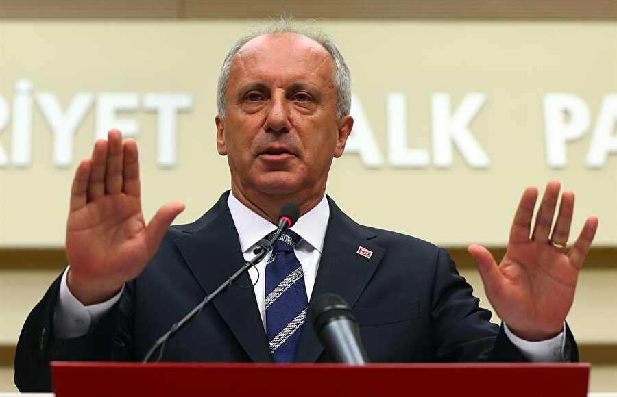 CHP'nin cumhurbaşkanı adayı Muharrem İnce