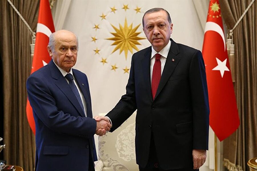 Cumhurbaşkanı Erdoğan ile MHP lideri Bahçeli