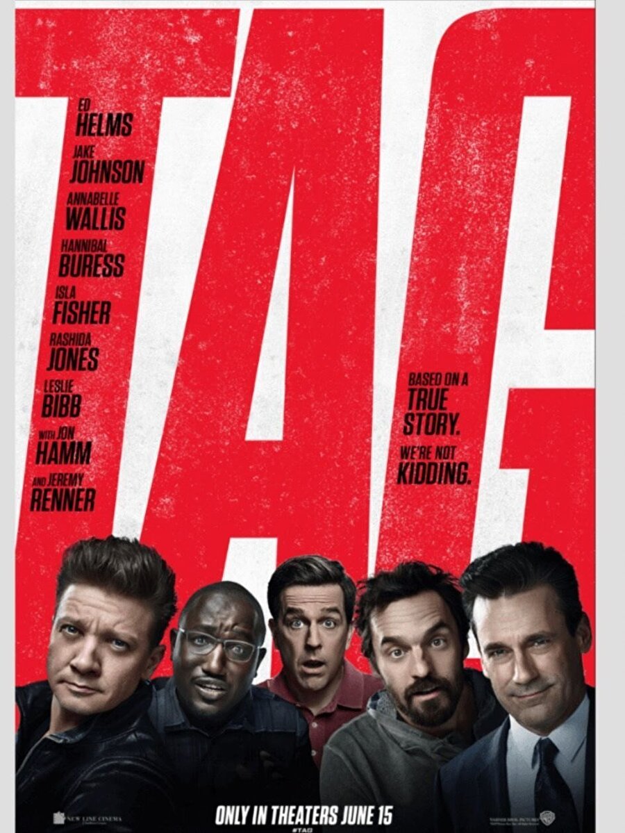 Yakalandın
Jeff Tomsic'in yönettiği; Jeremy Renner, Jon Hamm, Leslie Bibb, Jake Johnson, Ed Helms, Isla Fisher, Hannibal Buress, Annabelle Wallis ve Rashida Jones'in oynadığı "Yakalandın!" izleyici ile buluşacak. Jeremy Renner, Jon Hamm, Isla Fisher, Jake Johnson ve Ed Helms gibi başarılı isimleri bir araya getiren komedi türündeki film, "elim sende" oyununu bir gelenek haline getirmiş beş arkadaşın, oyunun yenilmezi konumundaki arkadaşlarının düğünü sırasında yaşadıklarını anlatıyor.