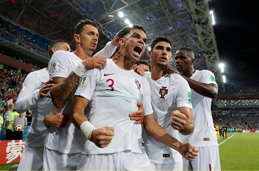 Pepe'nin gol sevinci