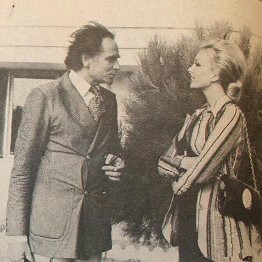 Pierre Cardin ve Filiz Akın. İzmir, 1972