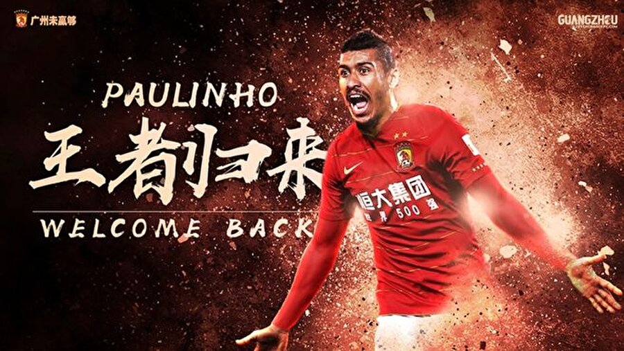 Paulinho, Guangzhou Evergrande'de oynadığı 3 sezonda 7 kupa kazanmıştı. Tecrübeli yıldız, 2015, 2016 ve 2017 yıllarında Çin Süper Ligi'nde, 2015 yılında da Asya Şampiyonlar Ligi şampiyonlukları yaşamıştı.
