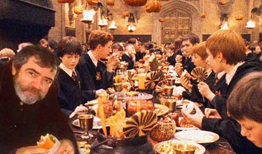 Hogwarts'ta dostlar sofrası