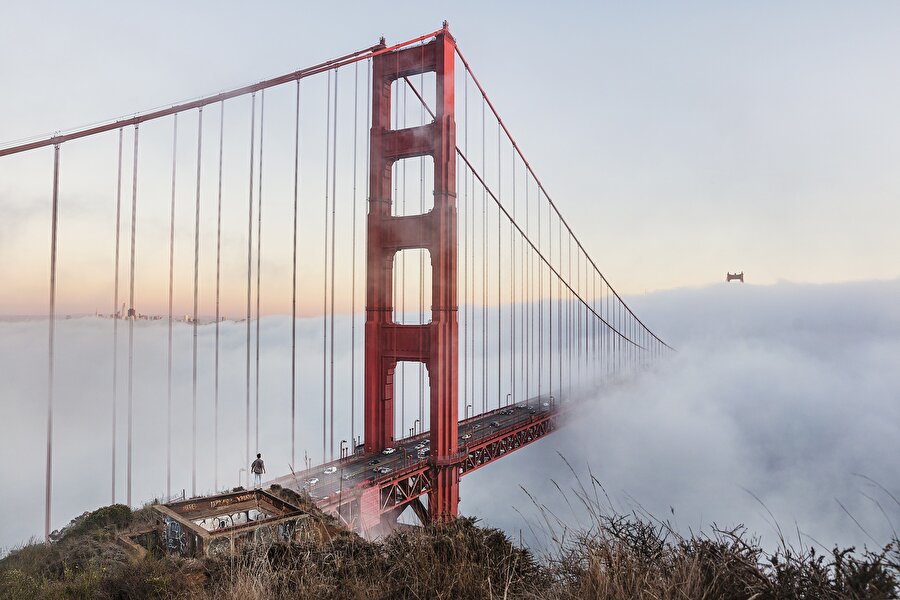 Bir şehir ile özdeşleşen ​Golden Gate Köprüsü, San Francisco
