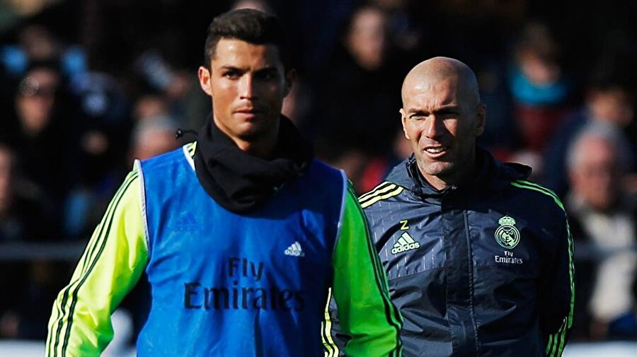 Cristiano Ronaldo ve Zinedine Zidane