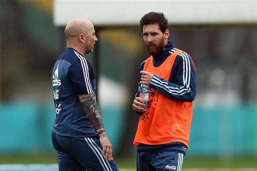 Jorge Sampaoli & Lionel Messi