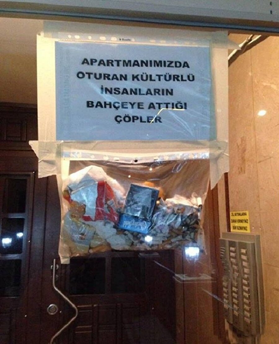 Çöp atanları kulaklarından tutup kapı kapı gezdirseydin üstat​