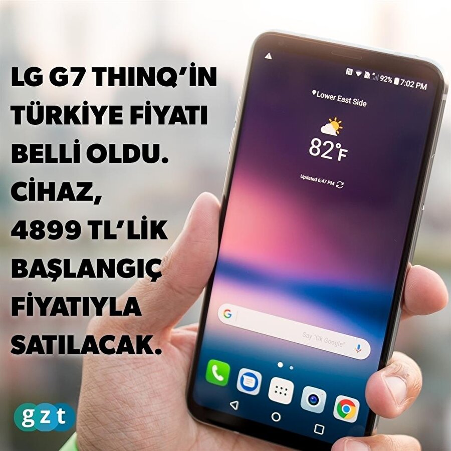 LG G7 ThinQ fiyatı belli oldu!