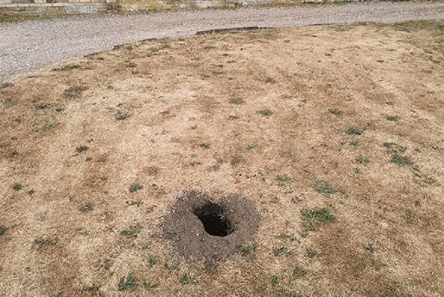 Bahçesindeki esrarengiz deliği kazdı sonrası inanılmaz!