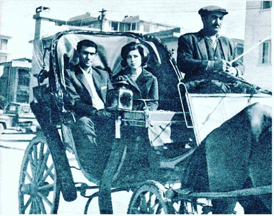 ​Yılmaz Güney ve Nebahat Çehre Dağkapı'da. Diyarbakır 1970 yılı