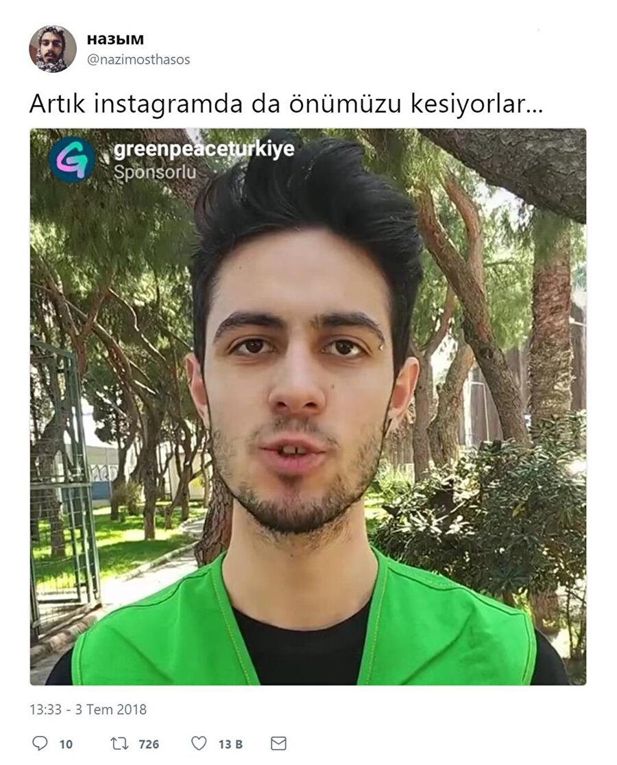 Sosyal medyada da rahat yok​