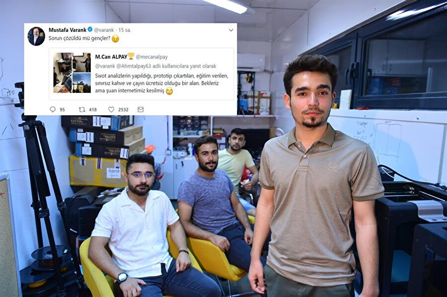 Mustafa Varank'ın cevabı 