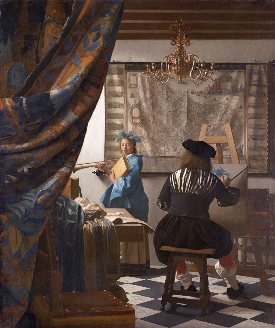 J. Vermeer, Resim Alegorisi 1665